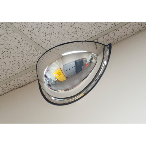 Miroir en d&ocirc;me 180°, Demi-d&ocirc;me, Dessus ouvert, Diam&egrave;tre 20" Nuna Depot Inc.