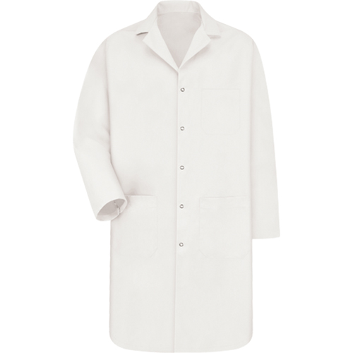 Lab Coat, Poly-Cotton, Small, White Nuna Depot Inc.