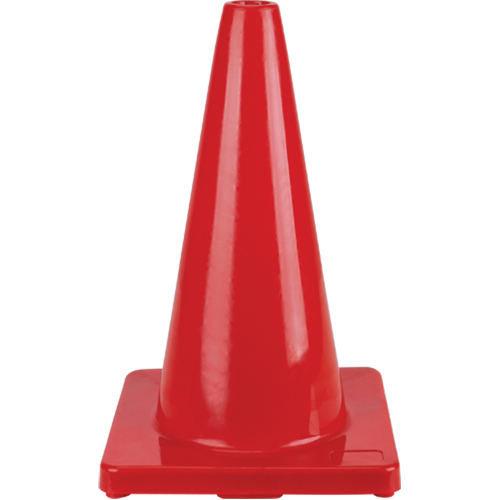 C&ocirc;ne de couleur pour la signalisation, 18", Rouge Nuna Depot Inc.
