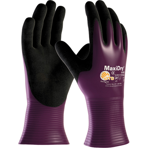 Gants ATG MaxiDry 56-426, 7/Petit, R&ecirc;vetement Nitrile, Calibre 15, Enveloppe en Nylon Nuna Depot Inc.