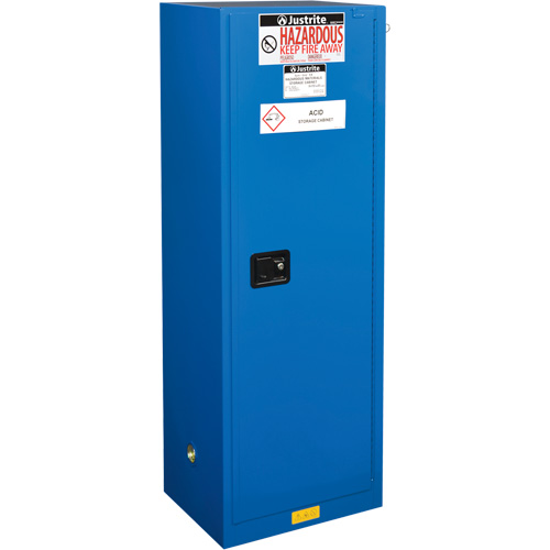 Sure-Grip&reg; Ex Hazardous Material Slimline Safety Cabinets, 22 gal., 23.25" x 65" x 18" Nuna Depot Inc.