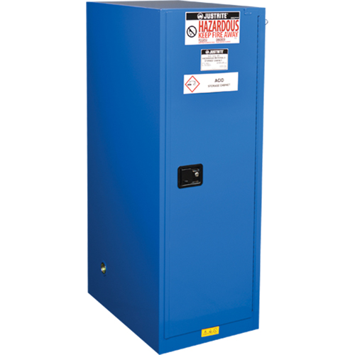 Sure-Grip&reg; Ex Hazardous Material Slimline Safety Cabinets, 54 Gal., 23.25" x 65" x 34" Nuna Depot Inc.
