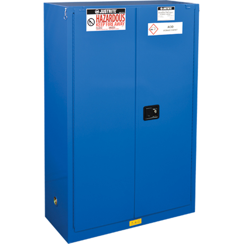 Armoires doubl&eacute;es pour rangement de mati&egrave;res dangereuses Chem-Cor, 45 gal., 43" x 65" x 18" Nuna Depot Inc.