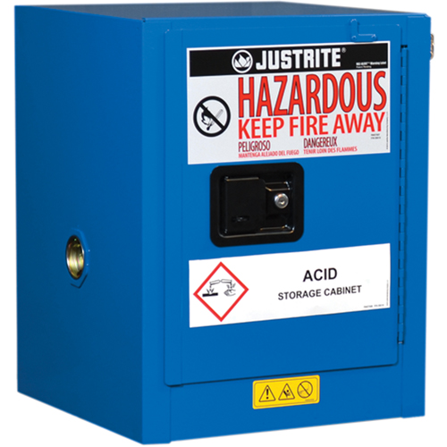 Armoires de comptoir doubl&eacute;es pour rangement de mati&egrave;res dangereuses Chem-Cor, 4 gal., 17" x 22" x 17" Nuna Depot Inc.