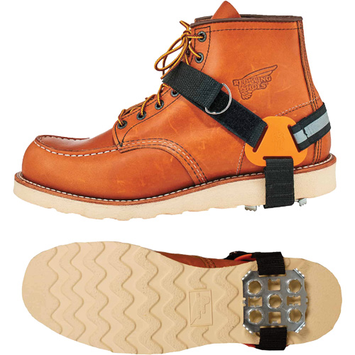 Crampons &agrave; glace de talon TREX 6315, Acier, Traction Plaque, Grand/Moyen Nuna Depot Inc.