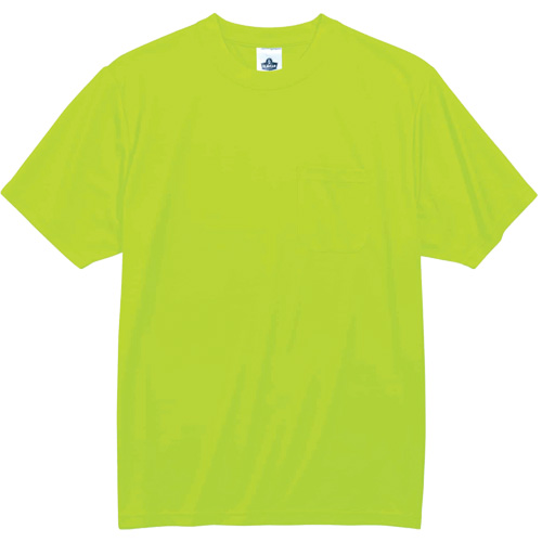GloWear 8089 Non-Certified T-Shirt, Polyester, Small, High Visibility Lime-Yellow Nuna Depot Inc.
