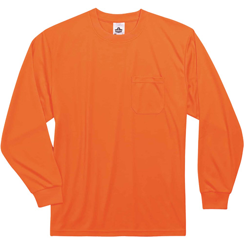 Chandail &agrave; manches longues non certifi&eacute; GloWear 8091, Polyester, Petit, Orange haute visibilit&eacute; Nuna Depot Inc.