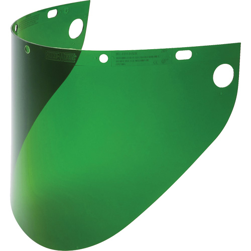 Fibre-Metal&reg; Extended View Faceshield Visor, Propionate, Green Tint Nuna Depot Inc.