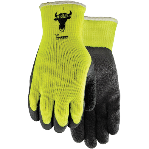 330 Visibull Gloves, 7/Small, Rubber Latex Coating, Polyester Shell Nuna Depot Inc.