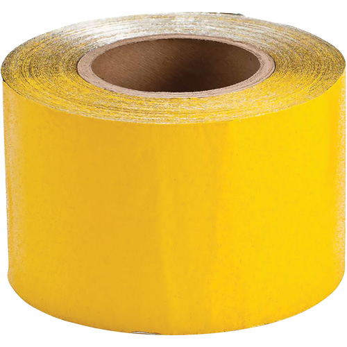 Ruban de marquage temporaire pour la chauss&eacute;e, 4" x 150', Vinyle, Jaune Nuna Depot Inc.