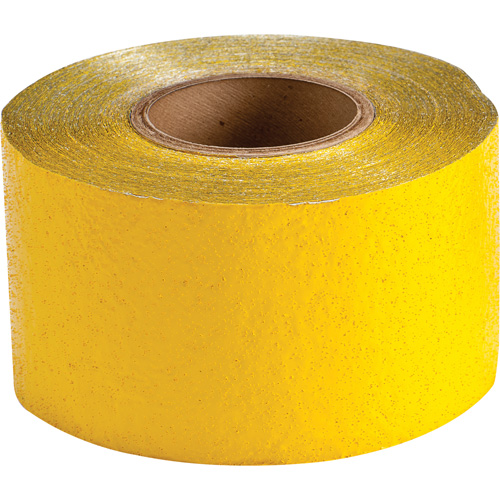 Permanent Pavement Marking Tape, 4" x 150', Retro Reflective, Yellow Nuna Depot Inc.