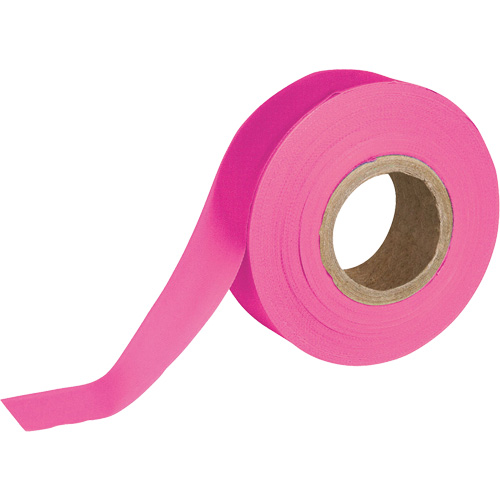 Ruban pour signalisation, 1,188" la x 150' lo, Rose fluorescent Nuna Depot Inc.