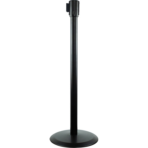 Poteaux recepteurs Slimline TensaBarrier, Hauteur de 38", Noir Nuna Depot Inc.