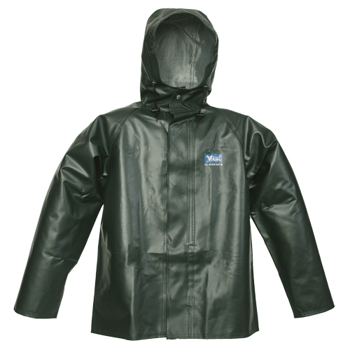 Manteau de pluie Journeyman r&eacute;sistant aux produits chimiques, Petit, Vert, Polyester/PVC Nuna Depot Inc.
