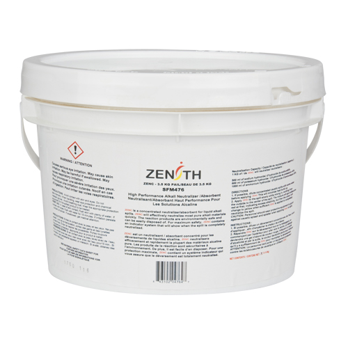 Neutralisant absorbant de produit basique, Sec, 3,5 kg, Caustique Nuna Depot Inc.