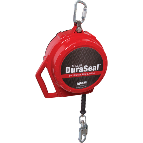 Cordage de s&eacute;curit&eacute; autor&eacute;tractable Miller DuraSeal, 50', Acier inoxydable, Pivotant Nuna Depot Inc.