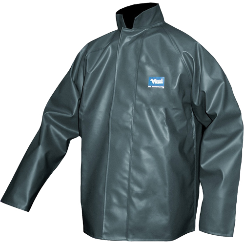 Manteau de pluie Journeyman r&eacute;sistant aux produits chimiques, Polyester, Grand, Vert Nuna Depot Inc.