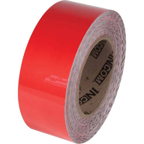 Ruban de marquage pour plancher Tuff Mark, 2" x 100', Polyester, Rouge Nuna Depot Inc.