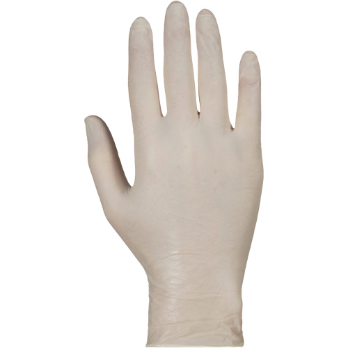 KeepKleen&reg; Disposable Medical Exam Grade Gloves, Large, Latex, 5-mil, Powder-Free, White, Class 2 Nuna Depot Inc.