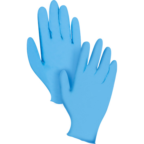 Gants jetables KeepKleen, T-Grand, Nitrile, 8 mils, Sans poudre, Bleu Nuna Depot Inc.