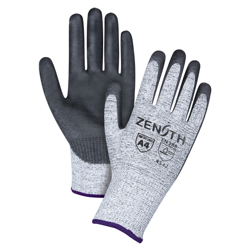 Seamless Stretch Cut-Resistant Gloves, Size 6/X-Small, 13 Gauge, Polyurethane Coated, HPPE Shell, ANSI/ISEA 105 Level 4/EN 388 Level 5 Nuna Depot Inc.
