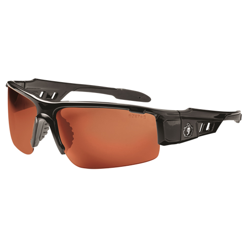 Lunettes de s&eacute;curit&eacute; Skullerz Dagr, Lentille Cuivre, Anti-&eacute;gratignures/Polaris&eacute;, ANSI Z87+/R&eacute;pond ou surpasse la norme CSA Z94.3 Nuna Depot Inc.