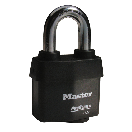 ProSeries&reg; Weather Tough&reg; Padlock, Black, Keyed Different, Laminated Steel, 2-5/8" Width Nuna Depot Inc.