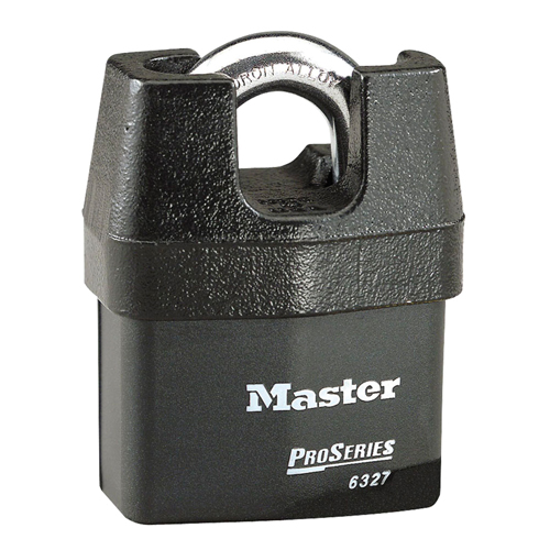 ProSeries&reg; Shrouded Padlock, Black, Keyed Different, Laminated Steel, 2-5/8" Width Nuna Depot Inc.