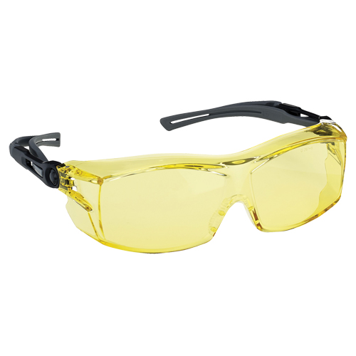Dynamic OTG Extra Series Safety Glasses, Amber Lens, Anti-Fog/Anti-Scratch, ANSI Z87+/Meets/Exceeds CSA Z94.3 Nuna Depot Inc.