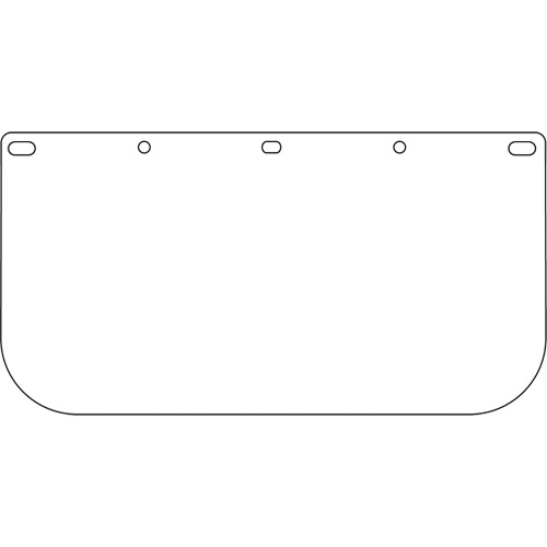 Dynamic Faceshield Visor Window, PETG, Clear Tint Nuna Depot Inc.