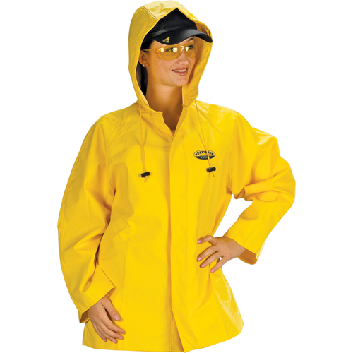 Hurricane Flame Retardant/Oil Resistant Rain Suits - Jackets, 4X-Large, Yellow Nuna Depot Inc.