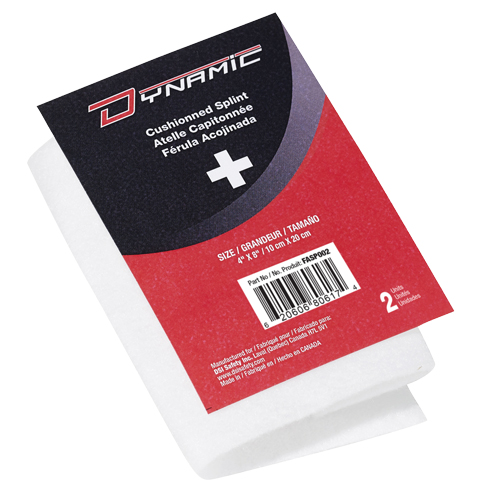 Dynamic Cushioned Splint, Multipurpose, Aluminum Foam Padded, 6", Class 1 Nuna Depot Inc.