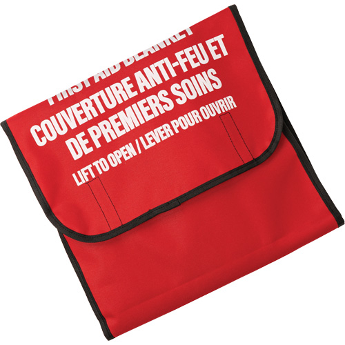 Dynamic Fire Blanket with Nylon Pouch Holder, Wool, 60"L x 71"W Nuna Depot Inc.