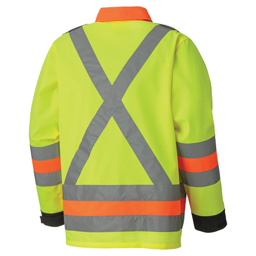 6007 Veste de s&eacute;curit&eacute; routi&egrave;re respirante, Polyester, Jaune lime haute visibilit&eacute;, T-petit Nuna Depot Inc.