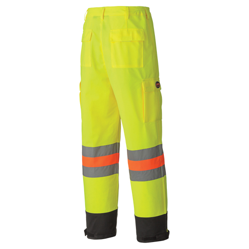 6009 Pantalon de s&eacute;curit&eacute; routi&egrave;re respirant, Polyester, T-petit, Jaune lime haute visibilit&eacute; Nuna Depot Inc.