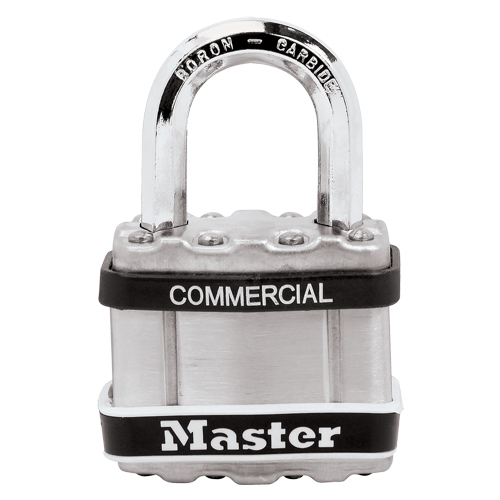 Laminated Padlock, Silver, Keyed Different, Laminated Steel, 1-3/4" Width Nuna Depot Inc.
