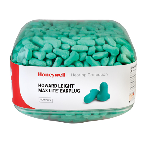 Howard Leight Maximum Lite Earplugs, Bulk - Canister Nuna Depot Inc.