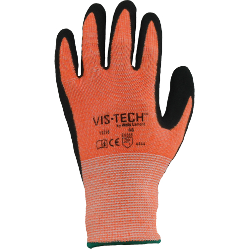 Gants r&eacute;sistant aux coupures Vis-Tech Y9294, Taille 6/T-petit, Calibre 13, Rev&ecirc;tement Polyur&eacute;thane, Enveloppe en Acier inoxydable, ANSI/ISEA 105 niveau 4 Nuna Depot Inc.