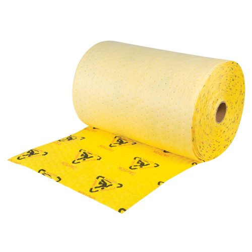 Premium Caution Rolls, Heavyweight, 150' L x 24" W, 37.6 gal. Absorbancy Nuna Depot Inc.