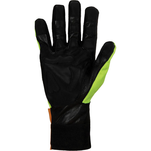 Gants pour scie &agrave; chaîne haute visibilit&eacute; Endura, Taille Grand/9, Paume Ch&egrave;vre Nuna Depot Inc.