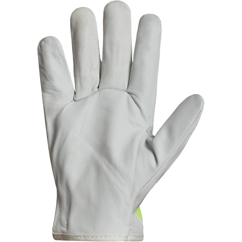 Gants de conducteur haute visibilit&eacute; avec bandes r&eacute;fl&eacute;chissantes Endura, 3T-Grand, Paume en Cuir fleur de ch&egrave;vre Nuna Depot Inc.