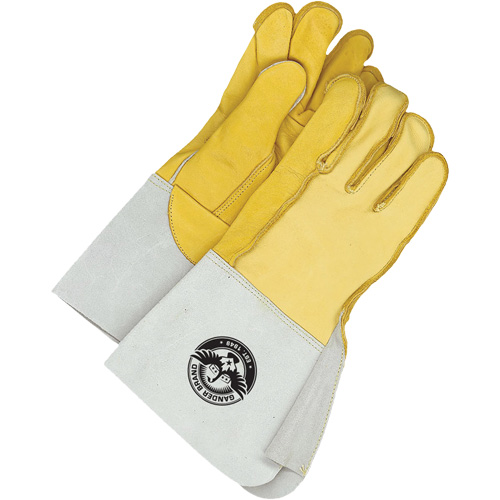 Gants de soudage, Cuir fleur de vache/Cuir fleur de daim, Taille Grand/10 Nuna Depot Inc.
