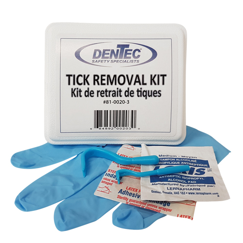 Tick Safety Kit, Class 1 Medical Device, Plastic Box Nuna Depot Inc.