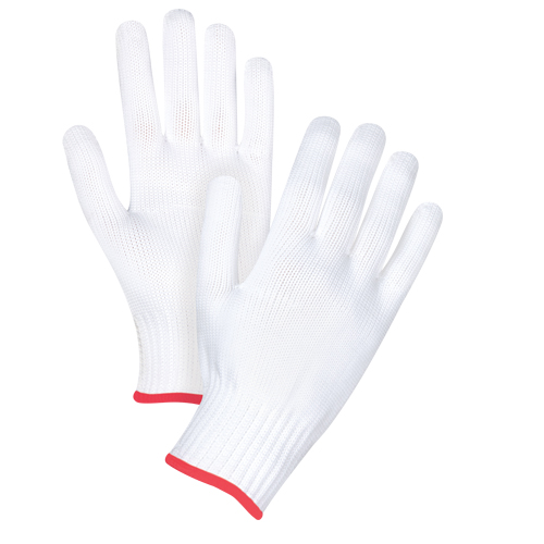 Gants tricot&eacute;s sans couture, Polyester, Calibre 10, Petit Nuna Depot Inc.