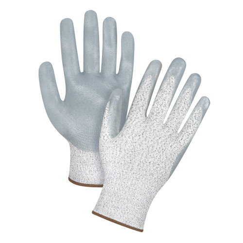 Gants haute performance r&eacute;sistants &agrave; la coupe, Taille Grand/9, Calibre 13, Rev&ecirc;tement Nitrile, Enveloppe en PEHP, ANSI/ISEA 105 niveau 4/EN 388 niveau 5 Nuna Depot Inc.