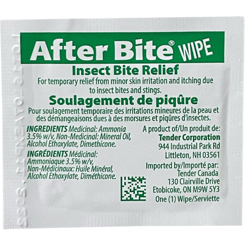 Tampons pour soulagement des piqûres d'insectes After Bite Nuna Depot Inc.