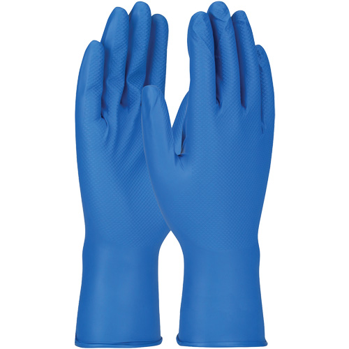 Grippaz Gloves, Small, Nitrile, 8-mil, Powder-Free, Blue Nuna Depot Inc.