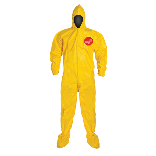 Coveralls, Medium, Yellow, Tychem&reg; 2000 Nuna Depot Inc.