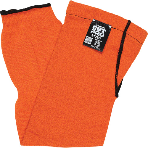 Memphis&reg; Sleeves With Thumb Hole, Kevlar&reg;, 18", ASTM ANSI Level A5, Orange Nuna Depot Inc.