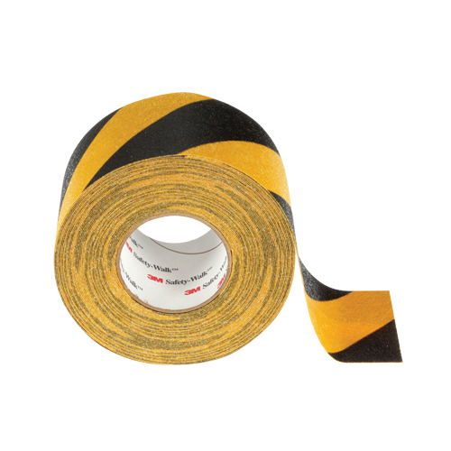 Safety-Walk 600 Series Anti-Slip Tape, 6" x 60', Black & Yellow Nuna Depot Inc.